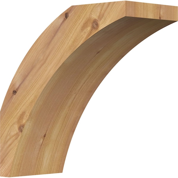 Ekena Millwork 5 1/2"W x 12"D x 12"H Thorton Smooth Knee Brace, Western Red Cedar BRC06X12X12THR00SWR - main